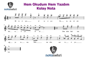 Hem Okudum Hem Yazdım Keman, Piyano, Melodika, Flüt, Org Notaları (Şehit Olan Askerlerimiz Anısına 23.12.2023)